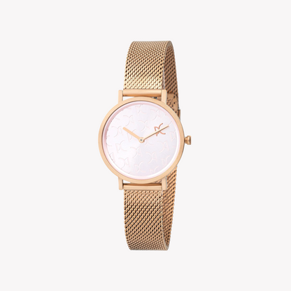 Pierre Cardin Women's Rose Gold Watch, Pink Dial | Cbv.1519