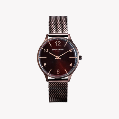 Pierre Cardin Women's Copper Watch, Stainless Steel Band | Pc902722f115