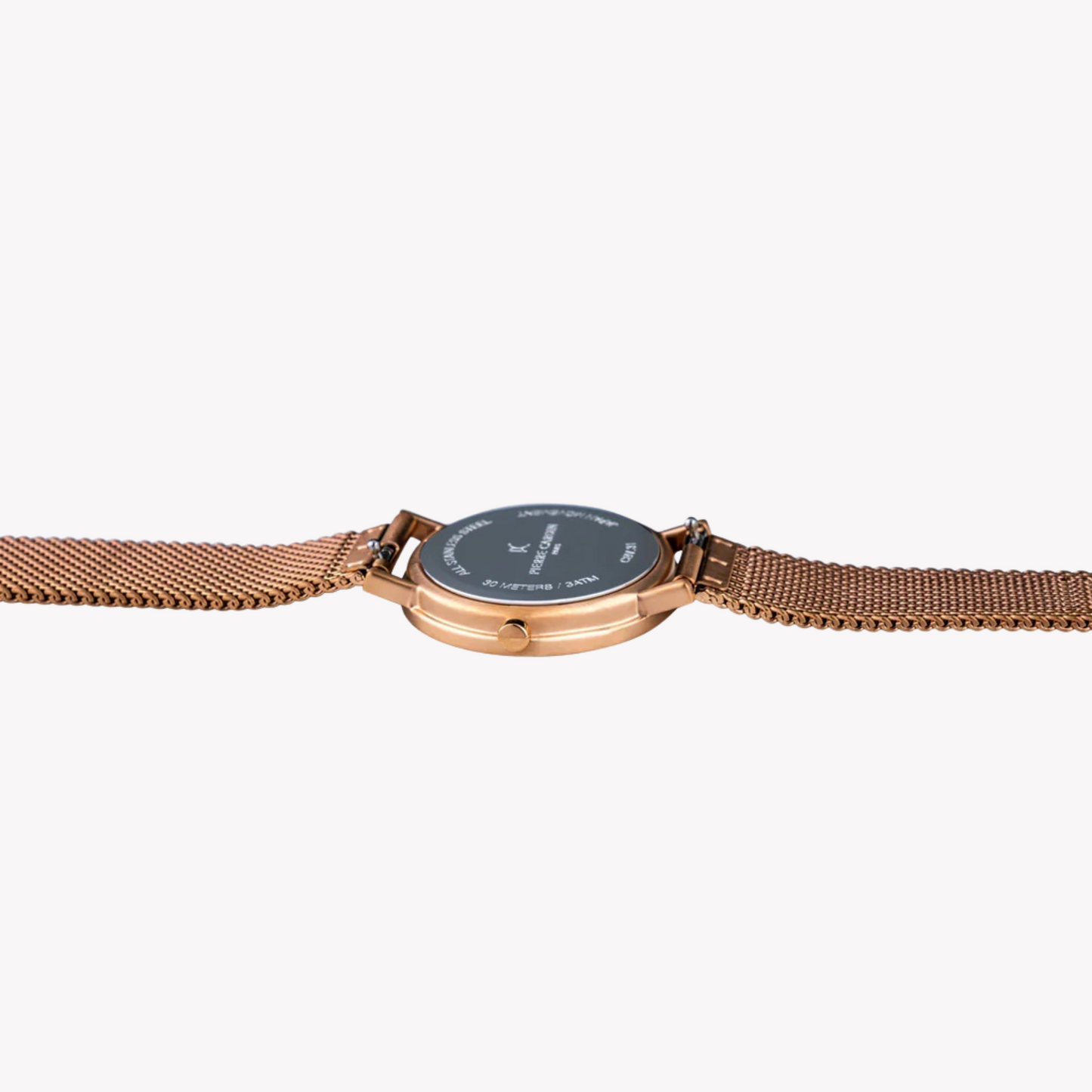 Pierre Cardin Women's Rose Gold Watch, Pink Dial | Cbv.1519