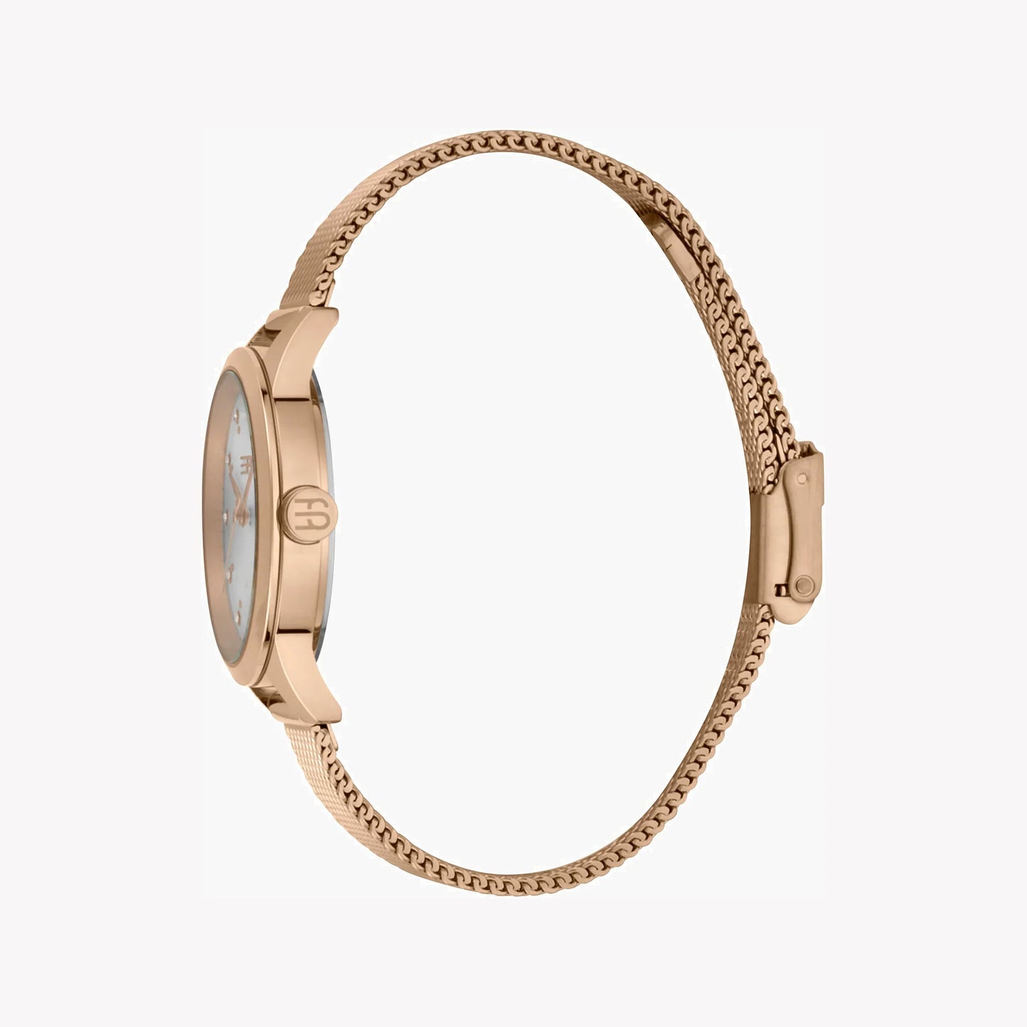 Esprit Women's Rose Gold Stainless Steel Watch, Silver Dial | ES1L259M1095