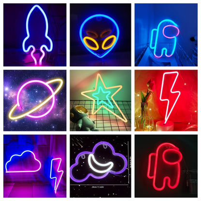 LED Neon Light Space Series Decorative Lamp