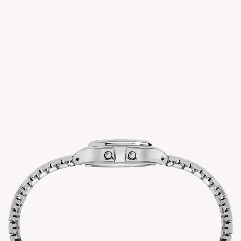 Timex Women's Silver Stainless Steel Watch, Digital Dial | Tw2t48200