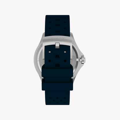 Timex Men's Silver/Blue Stainless Steel Watch | Tw2w81500