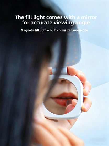 Beauty and rejuvenation magnetic selfie fill light Magnetic fill light, snaps on instantly - your personal lighting assistant