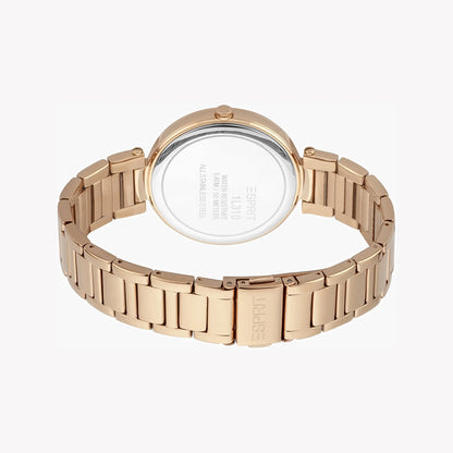Esprit Women's Rose Gold Watch, Blue Dial | Es1l194m0075