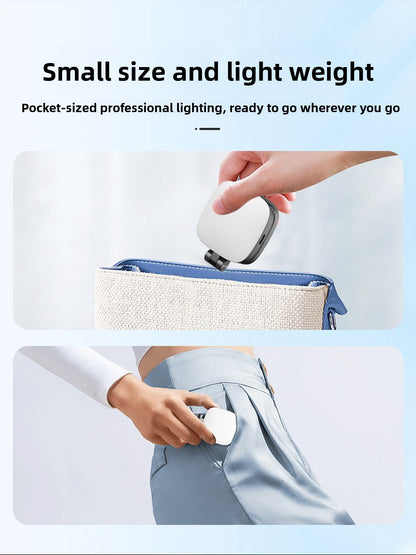 Beauty and rejuvenation magnetic selfie fill light Magnetic fill light, snaps on instantly - your personal lighting assistant